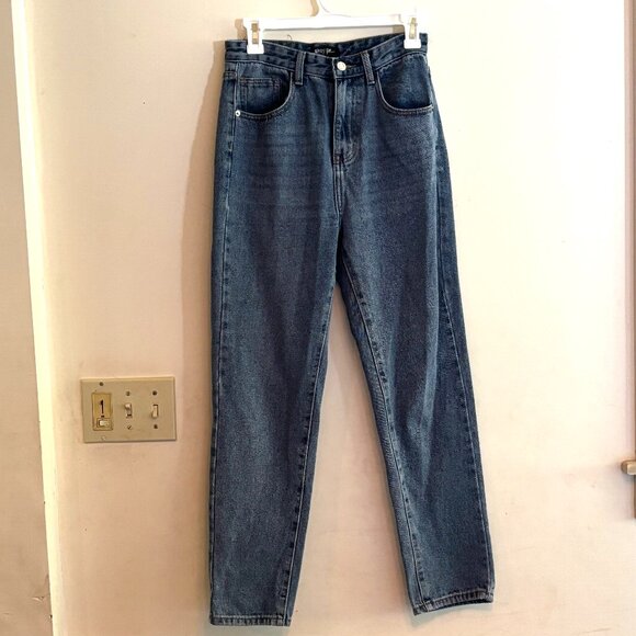 Nasty Gal High Rise Straight Leg Jeans - Picture 1 of 4